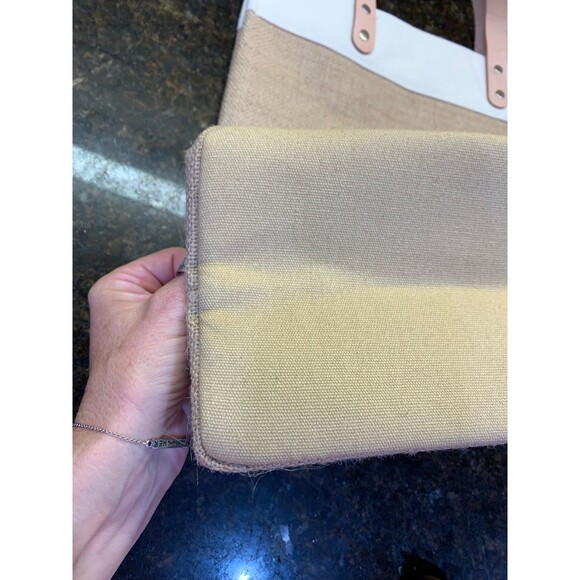 Brighton Let Love Grow Burlap Tote Bag Like New - Picture 5 of 7